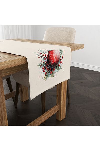 Filamente Χριστουγεννιάτικο μοτίβο Digital Printed Runner - Πρωτοχρονιάτικο 140x40 εκ