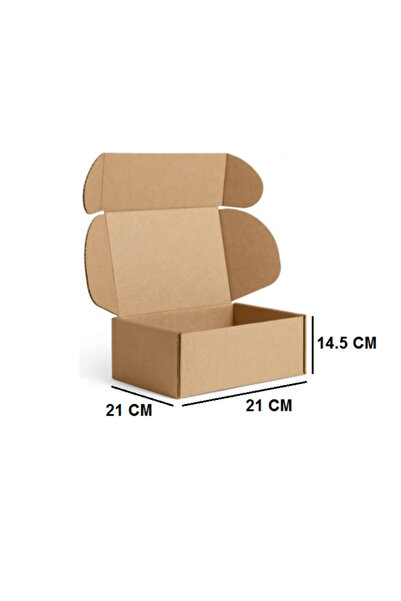 AMBALAJ MARKT E-Ticaret Kutusu, Çok Amaçlı Kutu 21x21x14,5 Cm 25 Adet
