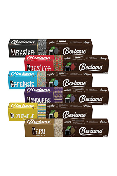 Beviamo نسبريسو ®   طقم قهوة متوافق مع 60 كبسولة - ألومنيوم