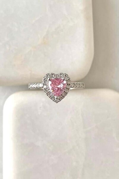 By Zeyna Aksesuar خاتم نسائي بتصميم خاص من حجر الزركون الرغيف الفرنسي قابل لل...