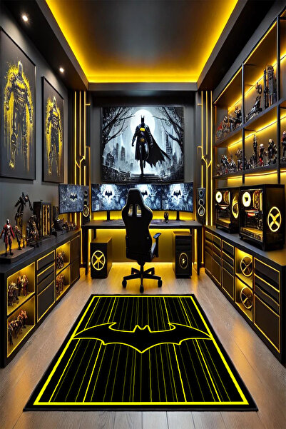 THEMODERNHANE Kaymaz Taban Makinede Yıkanabilir Gaming Oyuncu Playstation Xbo...