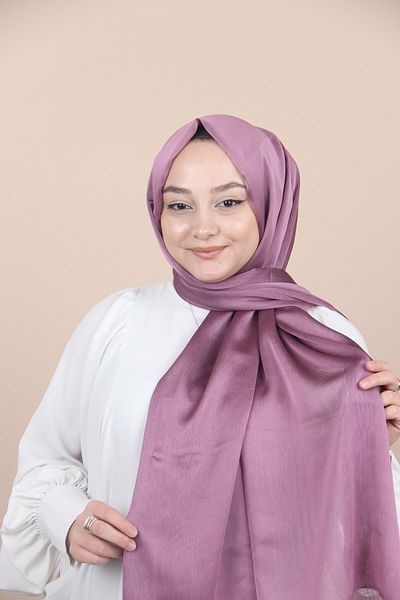 Sima Open Orchid-239 Chiffon Shawl with Sima Janjan