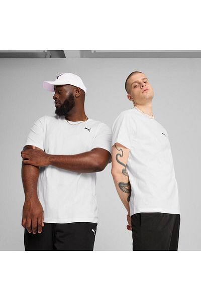 Puma Puma Printed Small Logo Tee - White