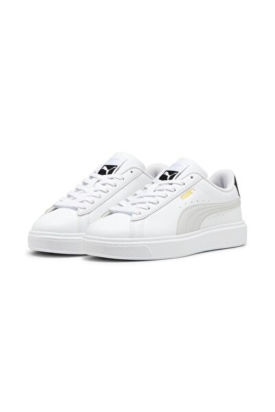 Puma Lajla Clean Wns White-Feather Gray Sports Shoes