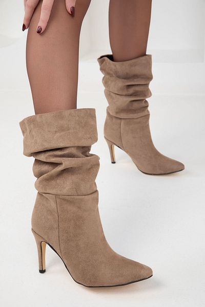 SOHO Γυναικείες μπότες & μποτάκια Mink Suede 20028