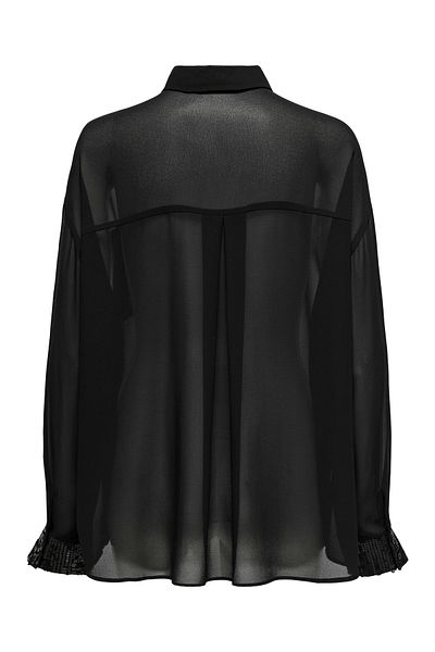 ONLY ONLOBI LS SEQUINS DETAIL SHIRT WVN