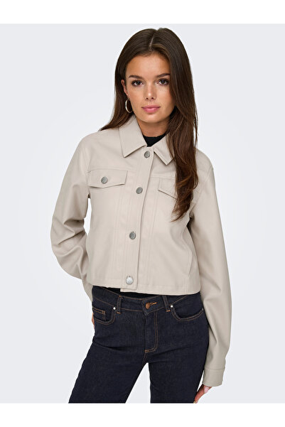 ONLY Onlrima Hiking Jacket - Gaçelik Faux Leather
