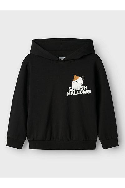 name ıt Nkfofi Squish Nreg Sweat Wh Bru Bfu - Relaxed Fit Sweatshirt
