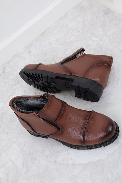 SOHO Hellbraune Herrenstiefel und Stiefeletten 19862