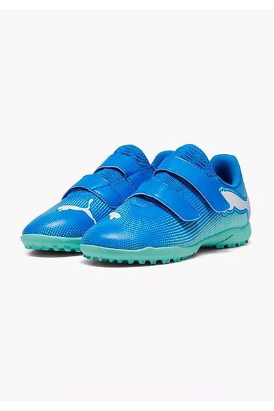 Puma المستقبل 7 PLAY TT V Jr Hyperlink Blue-Min
