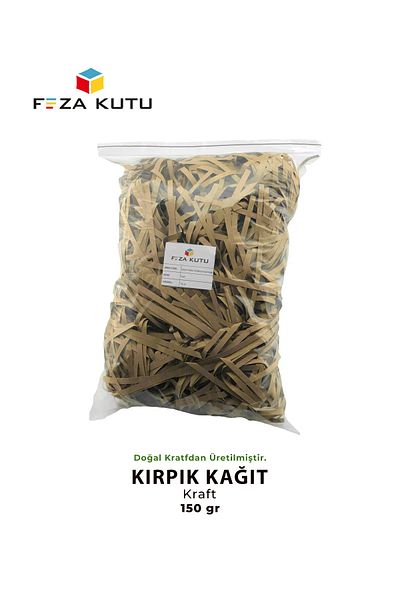 Feza Kutu Cropped Crop Paper 150gr Kraft Colored Ornamental Filling Material Paper Made from Natural Craft