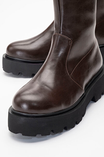 LuviShoes Rush hnědé dámské boty