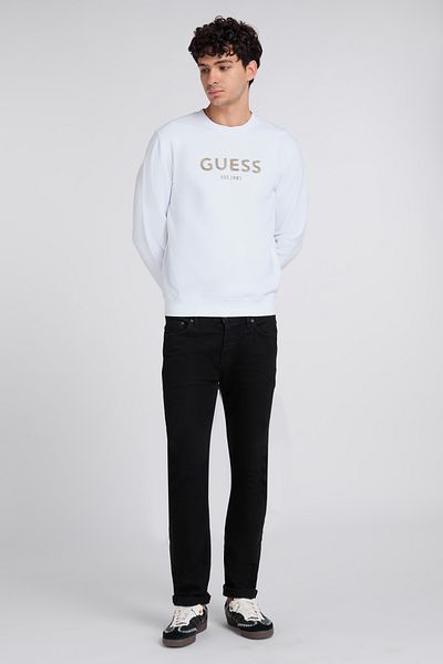 Guess BOX CN SWEATSH - ECO SLEEK POLY COTTON FLEECE