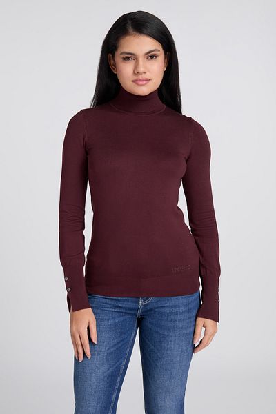 Guess سترة PAULE TN LS - ECO VISCOSE POLY HOLLY YARN