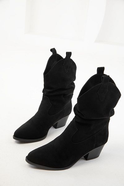 SOHO Model 2013 semišové černé dámské boty - botičky