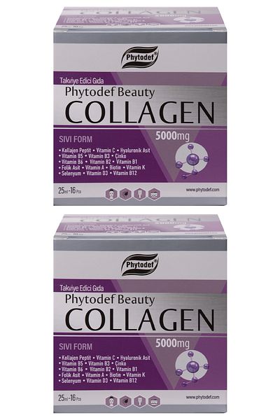 Phytodef Collagen Liquid Form - 25 ml - 16 Pieces X 2 Boxes