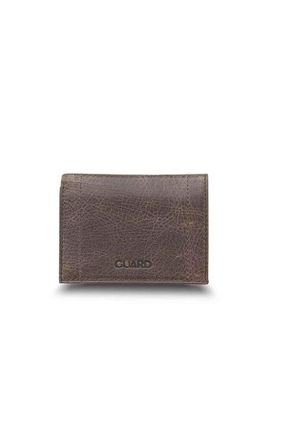 GUARD Minimal Antique Brown Leather Men's Wallet