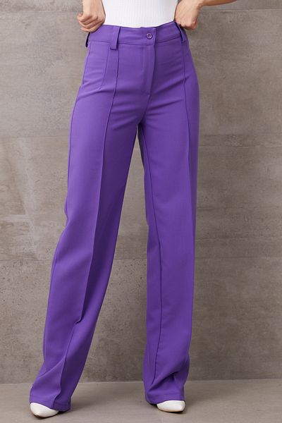DPARİS Pantaloni cu iarbă în față