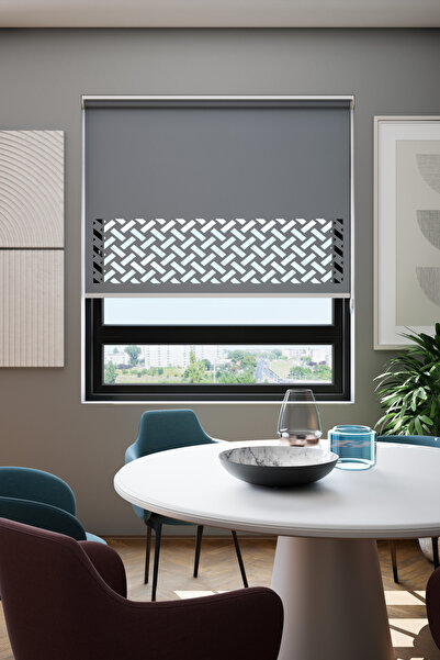 Genel Markalar Lazer Kesim Mat Stor Perde, Lazer Kesimli Klasik Serisi, C-700...