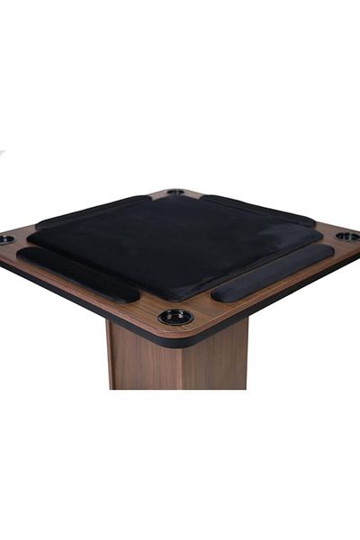 ALBADER Big Wooden Ploot Play Cards Game Table Large Size, Wood Baloot Table Large 95 * 95 * 76 CM