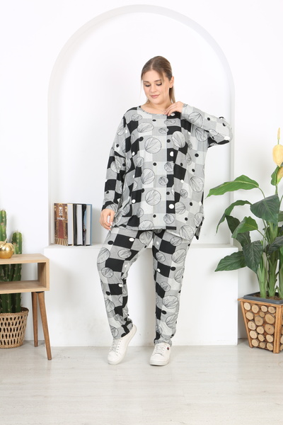 XL Modam Σετ λύκρα με σχέδιο στο κάτω μέρος