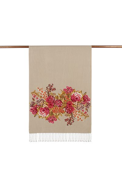 ipekevi Mink Silk House Silk Shawl 02677