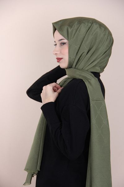 PİRAMİT HAKI Pyramid Monogram Shawl