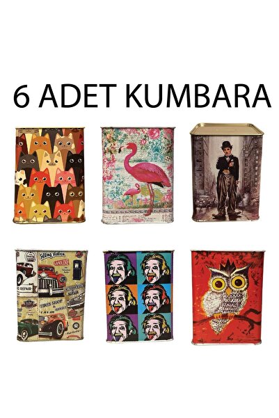 AYC HOME 6 ADET FARKLI KUMBARA,  Ilkokul, Anaokulu Çocuk Hediyeleri, Yetişkin...