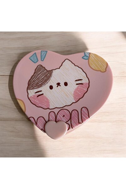 ÇERÇİ MELEK Taraklı Fotoğraf Koyulabilen Kapaklı Kalp Şeklinde Küçük Çanta Aynası