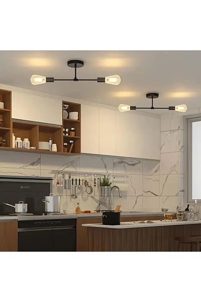 VENON 2 Pcs Fiesta Sconce Black Wall Lamp Modern Retro Sconce for Bedroom-Bedside-Bathroom