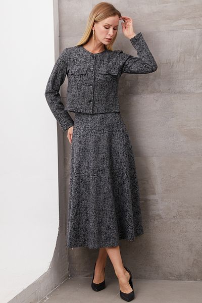 DPARİS Front Buttoned Double Set