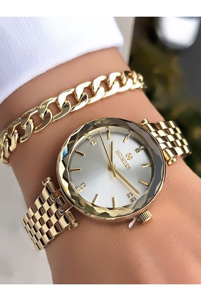 Homies Original Invoice Waterproof Women's Wrist Watch with Bracelet Gift