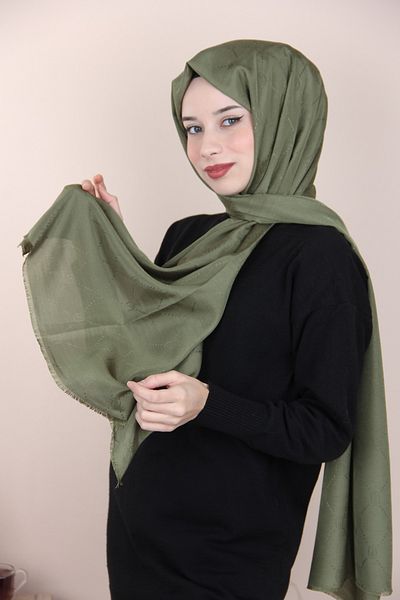 PİRAMİT HAKI Pyramid Monogram Shawl