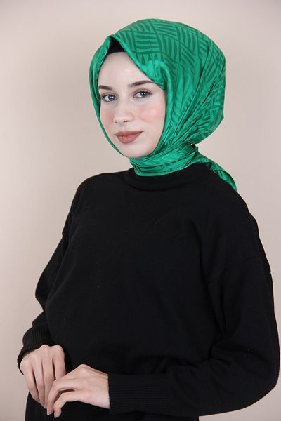PİRAMİT Φουλάρι Benetton Πυραμίδα Τζακάρ Λινέ σχέδιο