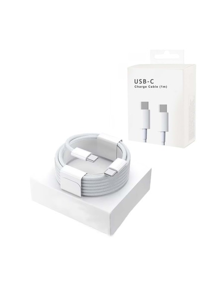 Turkuaz Type-C to Type-C Lightning Şarj Kablosu 64W 1mt PK-6212