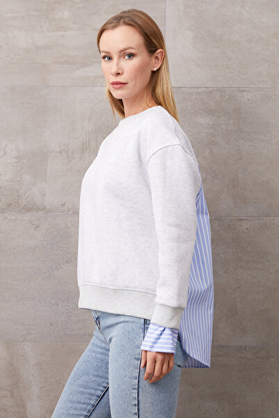 DPARİS Λεπτομερές φούτερ πουκάμισου