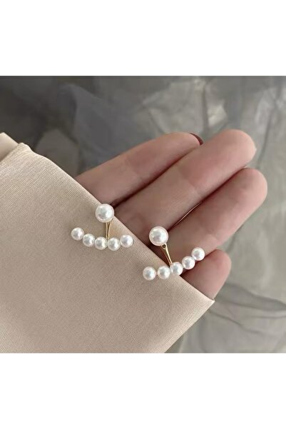 RoseRossi Kadın İncili Gold Küpe