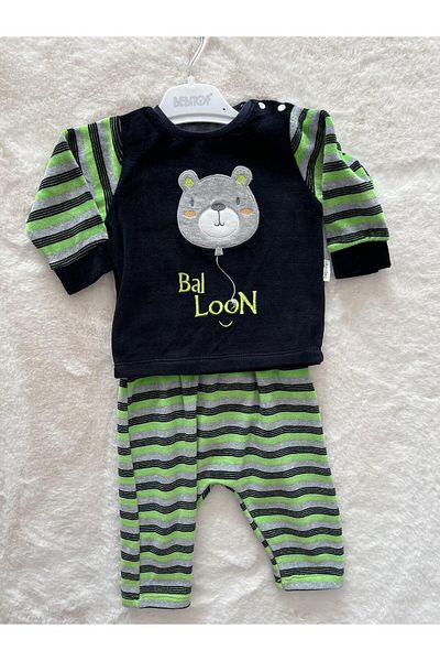Bebitof Velvet Balloon Teddy Bear Double Set