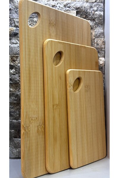 ARİN MODA ARIN HOMTEKS DEN لوح تقطيع بامبو مكون من 3 قطع
