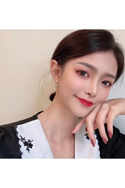 RoseRossi Kadın İncili Gold Küpe