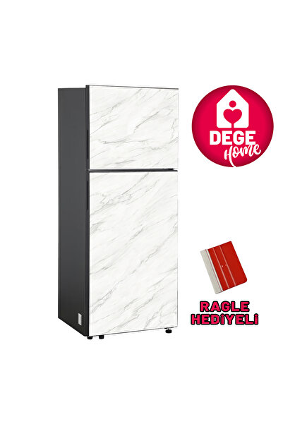 DEGE HOME Buzdolabı Kaplama Mermer Desenli Yapışkanlı Folyo No: 14000