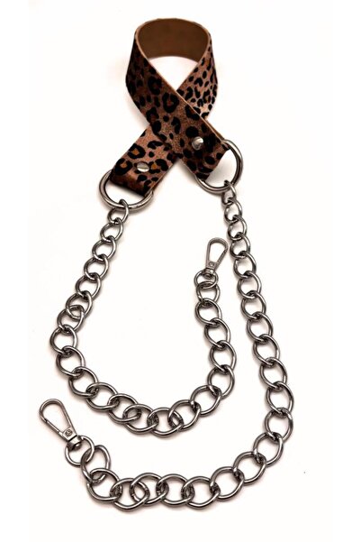 angel çanta aksesuar Anđeo Torba - Srebrna leopard boja Prirodna koža ručka s...