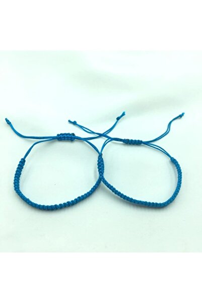 Tralles Takı سوار أزرق مجدول قابل للتعديل - مكرامية مزدوجة