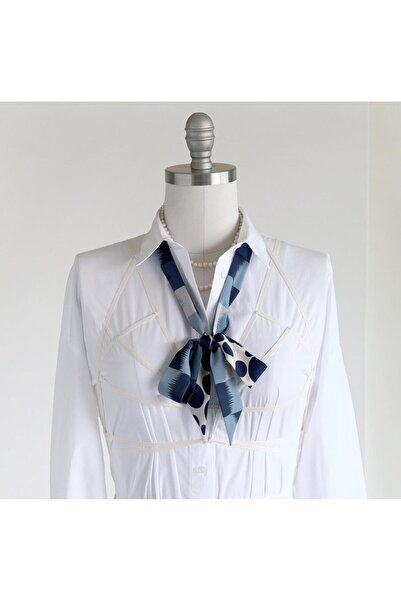 ElevaGlam Eșarfă Harmony cu model albastru