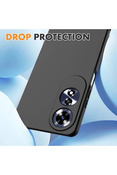 m.tk moveteck Oppo A60 Case Launch Camera Protected Soft Colorful Silicone + 9H Screen Protector Glass 2in1 Set