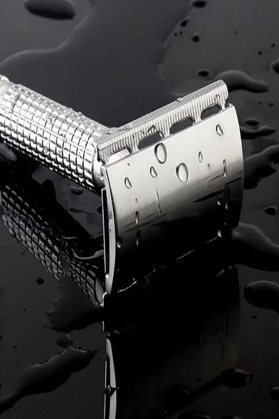 MasterCar Rimei Razor από ανοξείδωτο ατσάλι Παραδοσιακό εργαλείο ξυρίσματος Χειροκίνητη ξυριστική μηχανή με 10 φύλλα ξυραφιού δώρο