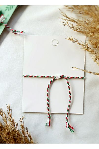 Atölye Merdiven 10Pcs Bracelet Set with Christmas Card - Wish Bracelet for 2025 and 2026