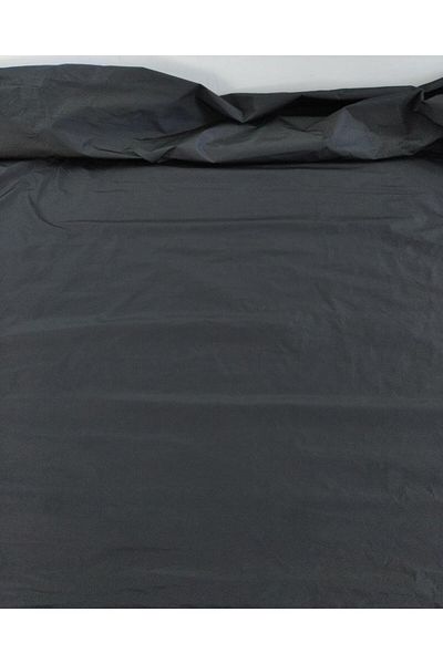 Kumaş Parça Tafetta υφαντό σε μαύρο χρώμα (Πλάτος 140 cm x Μήκος 205 cm)