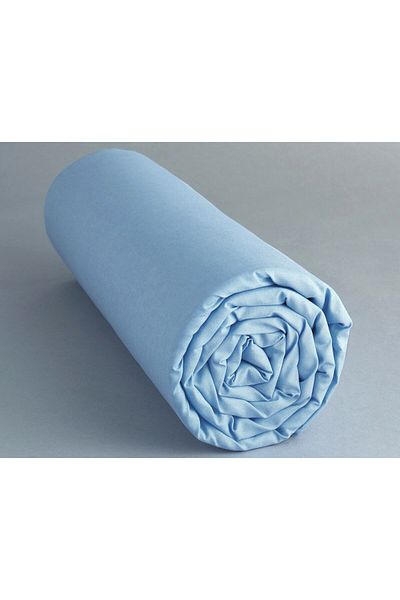 Maki Home MakitekscSet de lenjerie de pat cu o singură dimensiune, 100% bumbac, albastru deschis, 100x200+50x70