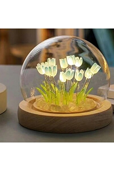 fidobay - Lale Kristal Işıklı Küre